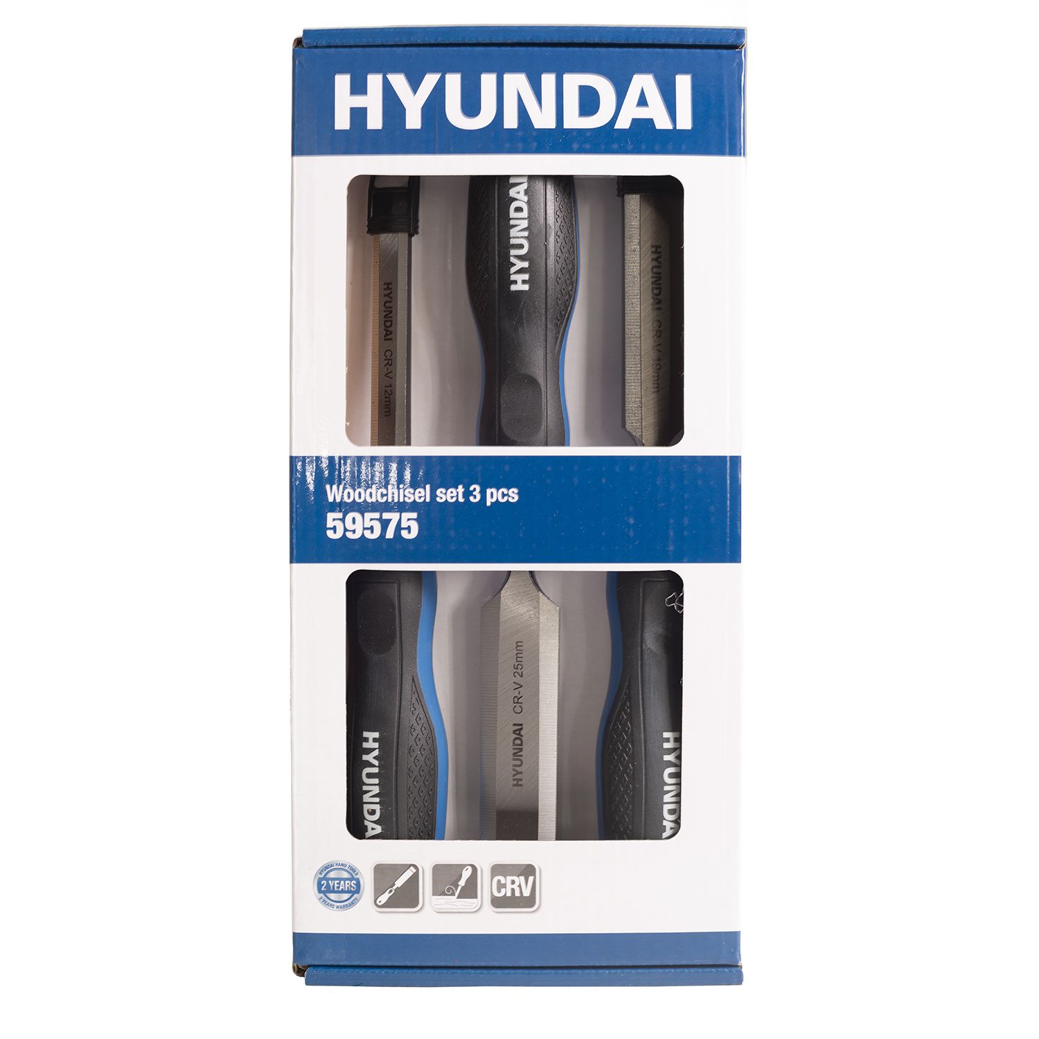 Hyundai houtbeitelset 12-19-25mm
