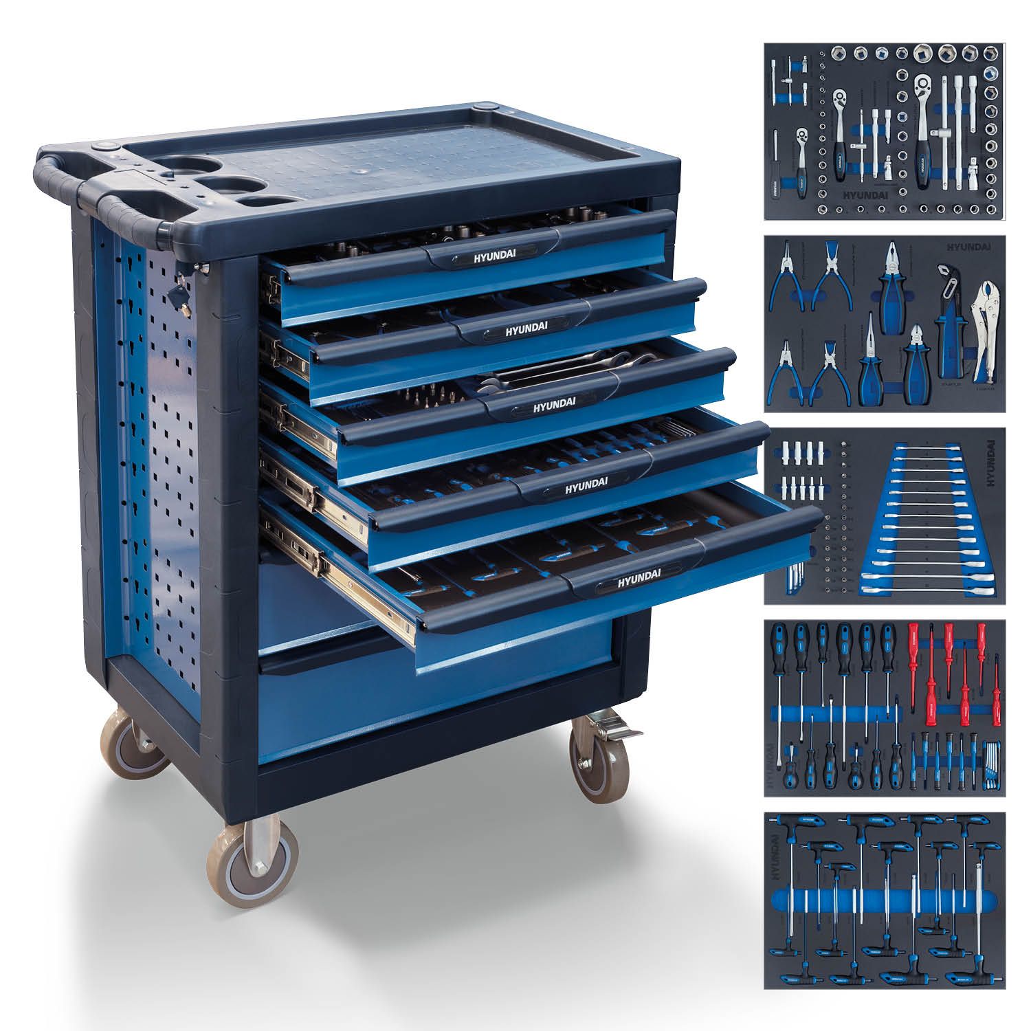 Hyundai tool trolley 175 pcs
