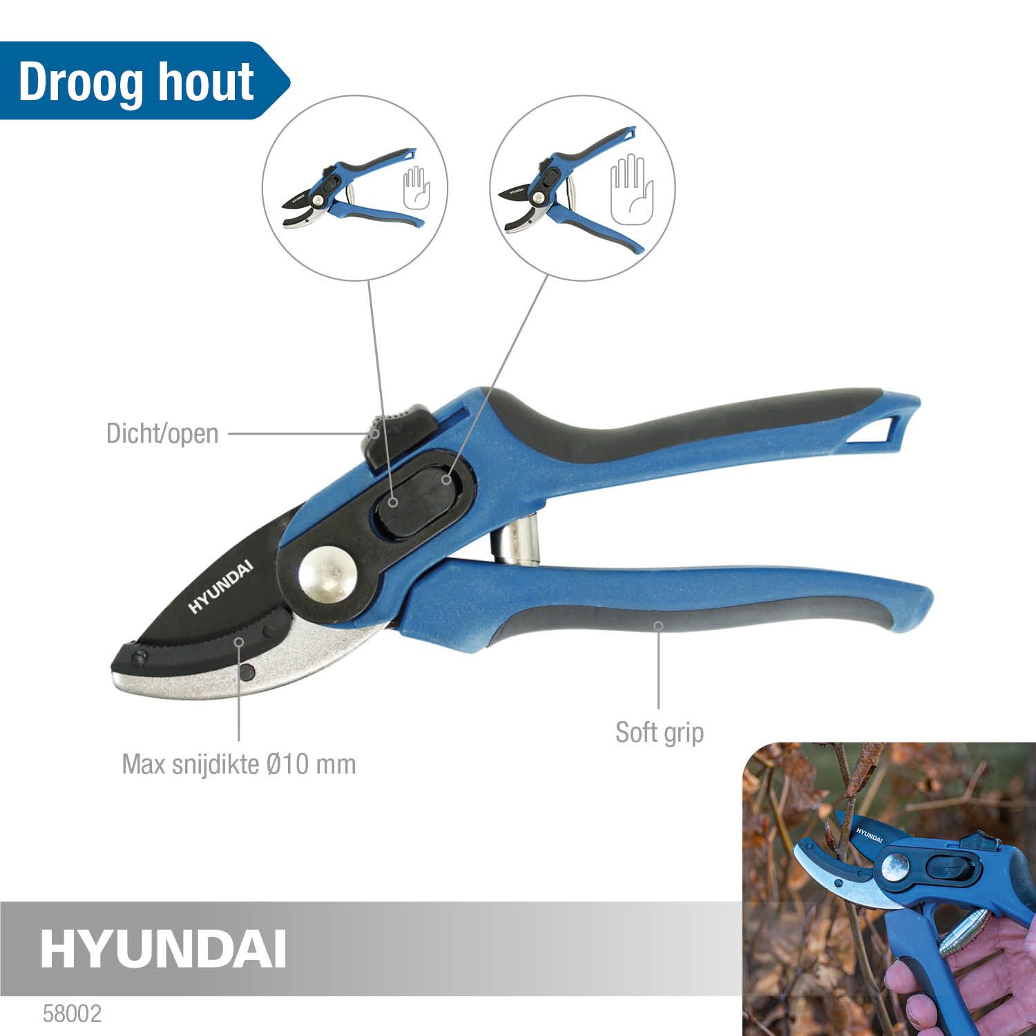 Hyundai anvil pruner	