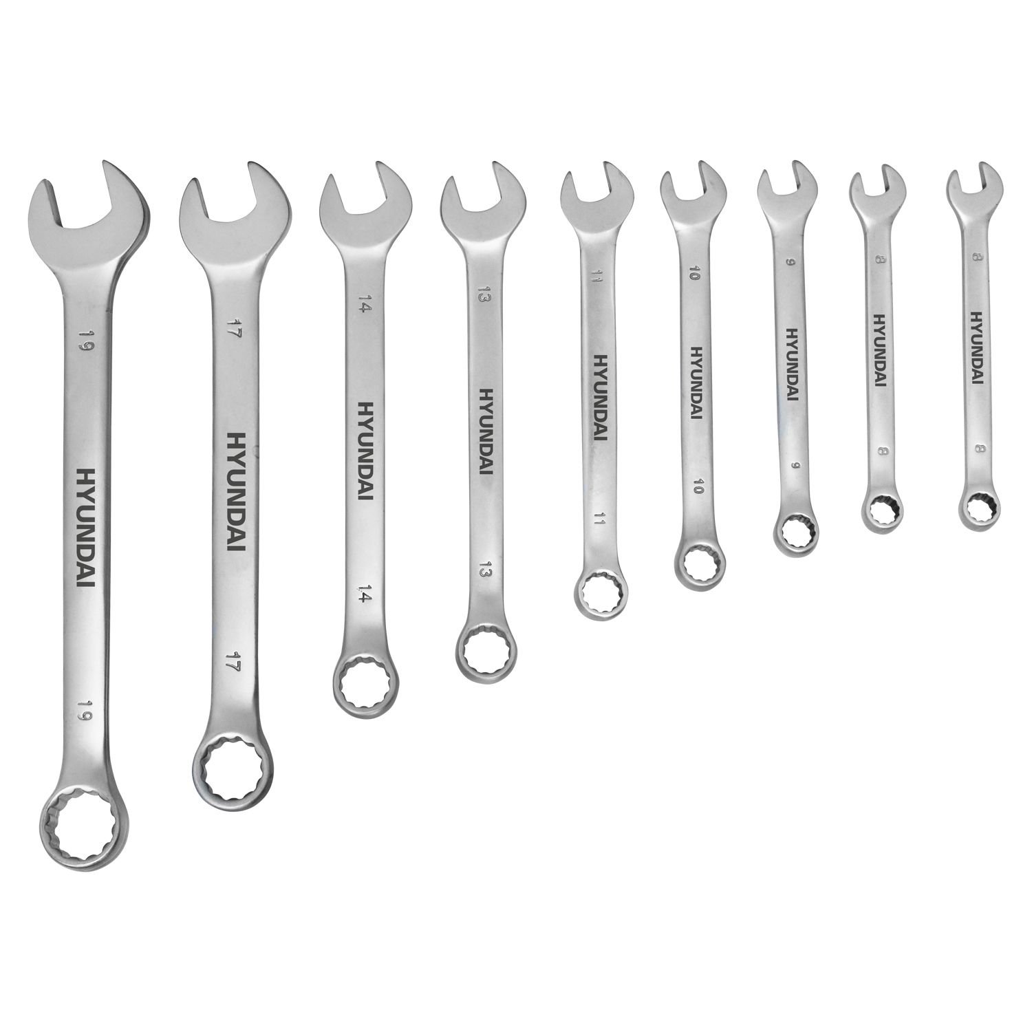 Hyundai elliptical combination spanner 8 pcs