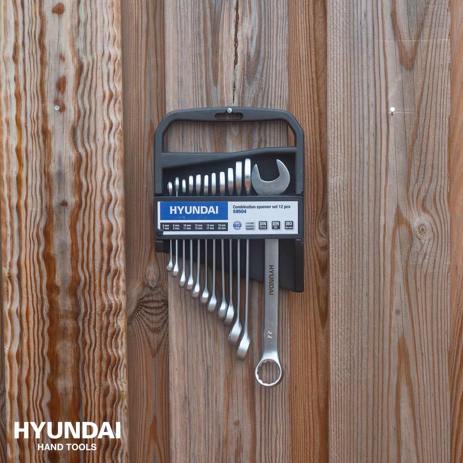 Hyundai elliptical combination spanner 12 pcs