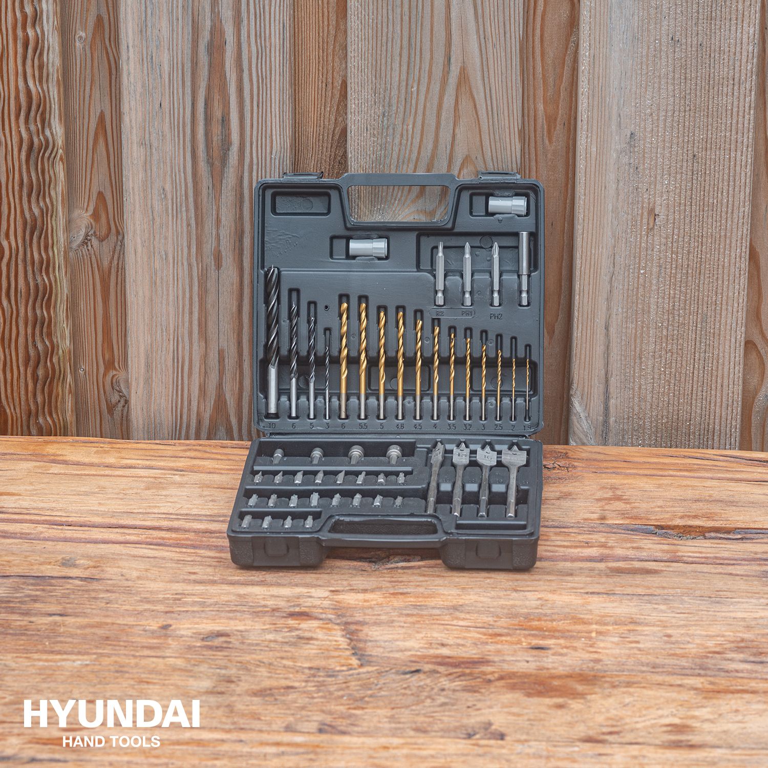 Hyundai bits- en boren 50-delig