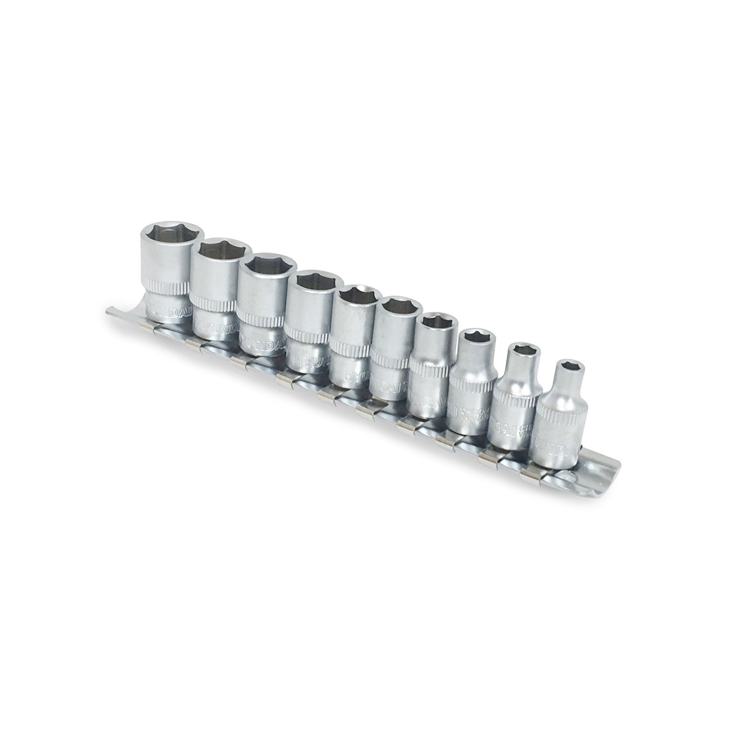 Hyundai Socket Set 10 pcs 1/4"