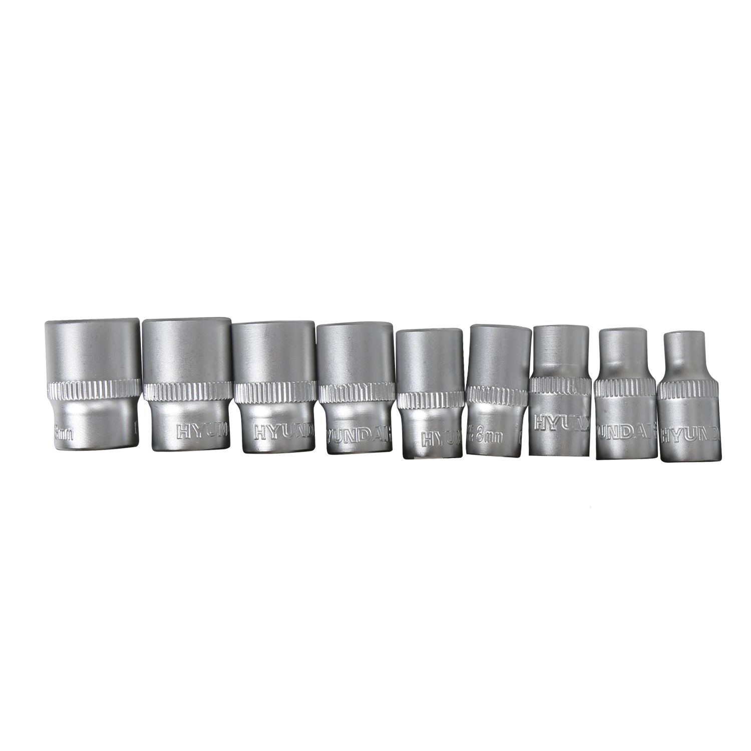 Hyundai Socket Set 10 pcs 1/4"